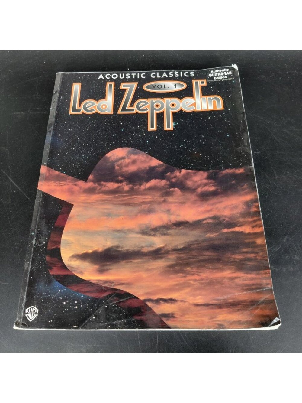 Vintage Led Zeppelin Acoustic Classics Vol1 Guitar Tab Songbook Warner Bros USA